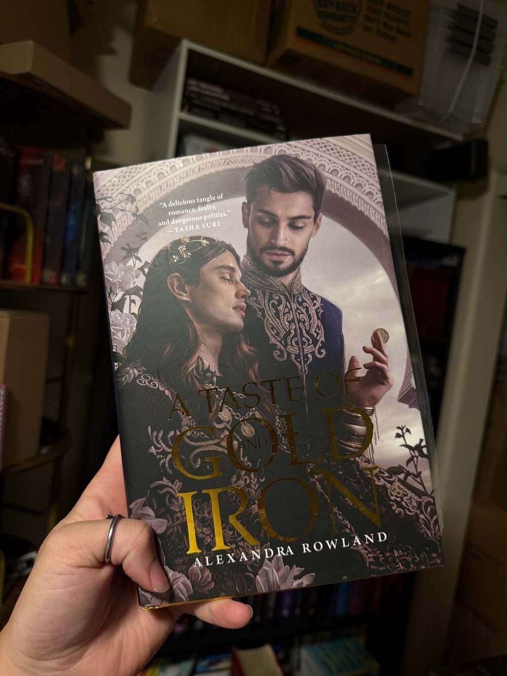 A Taste of Gold and Iron by Alexandra Rowland (Bookish Box Edition)